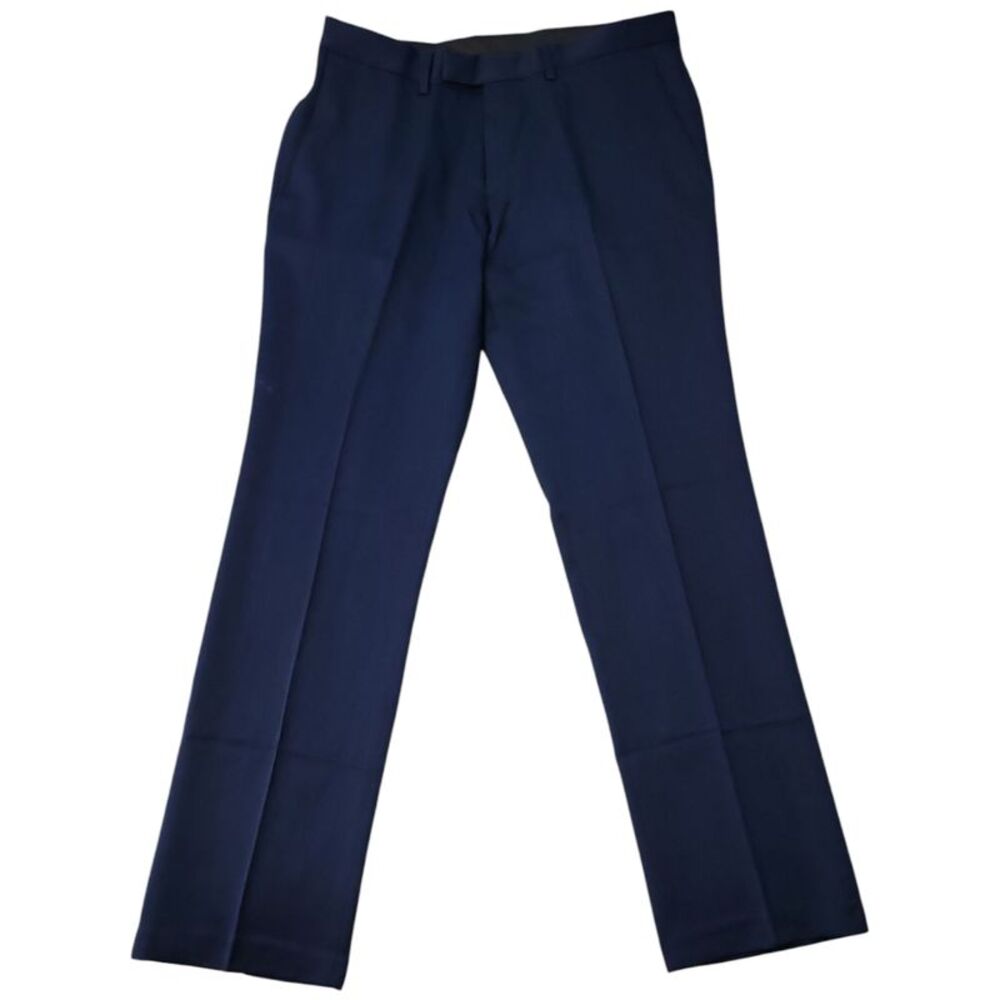 Kenneth Cole Reaction Men's Modern Premium Slim Fit Dress Pant - Blue
